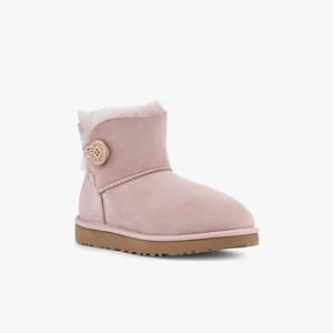 Ugg Mini Bailey Button II Women Classic Boots Pink (6932KOVJI)